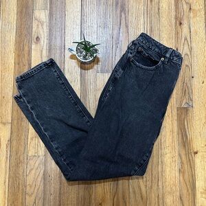 Garage. Black Straight Jeans. Size 7 (Fits like 6).